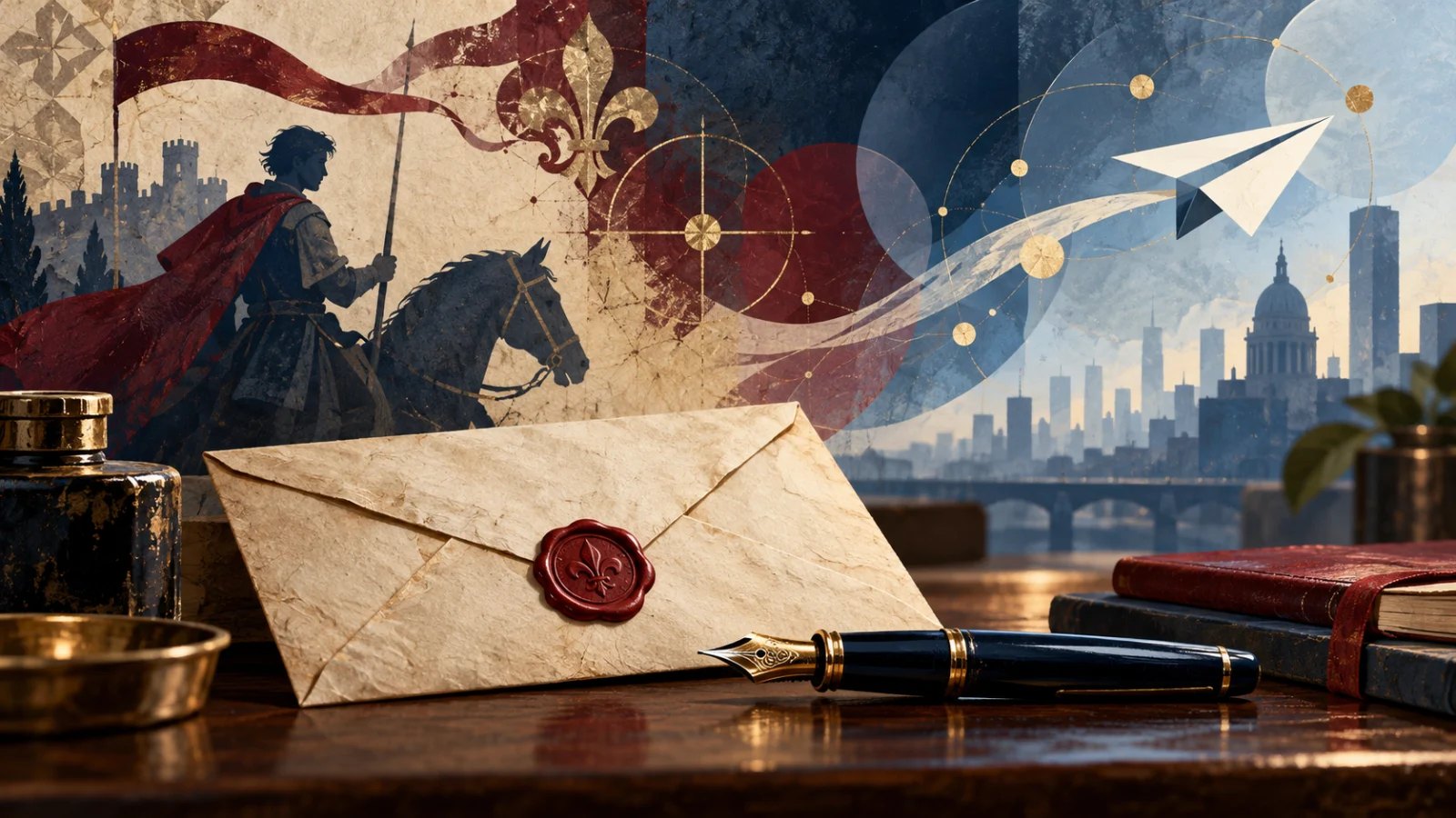 Original editorial illustration for Why Did British Letters Call People 'Esquire'?